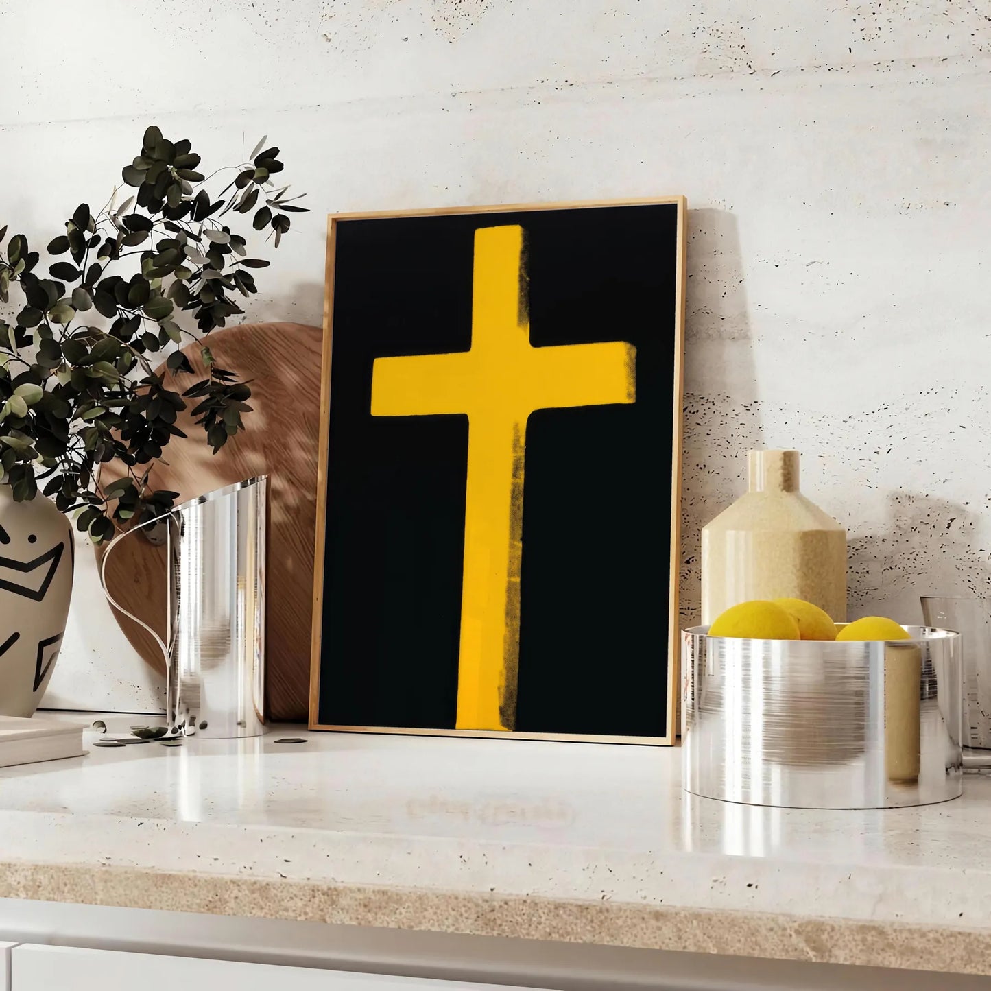 captivating Lord Cross poster exquisite piece popular art vibrant orange sleek gray hues wall thoughtful gift artwork elegance space sizes A4 cm A0